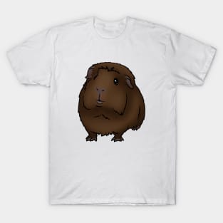 Brown Crested Guinea Pig T-Shirt